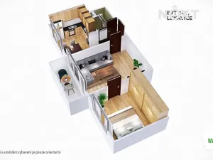 Pronájem bytu 2+1, Lukavice, 44 m2