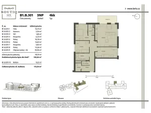 Prodej bytu 4+kk, Praha - Dolní Měcholupy, Kutnohorská, 106 m2