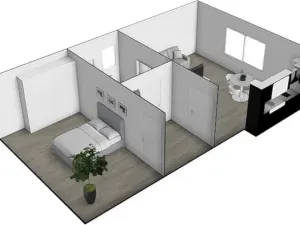 Pronájem bytu 2+kk, Brno - Ivanovice, Černohorská, 48 m2