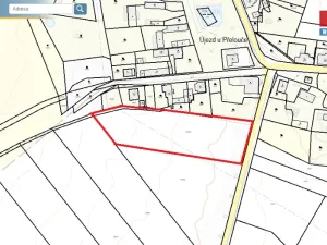 Prodej pozemku pro bydlení, Újezd u Přelouče, 2500 m2