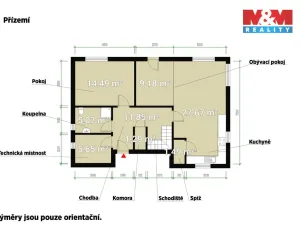 Prodej rodinného domu, Horoušany - Horoušánky, Jabloňová, 152 m2