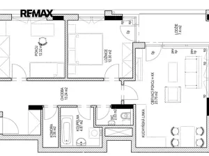 Pronájem bytu 3+kk, Praha - Stodůlky, Svitákova, 70 m2