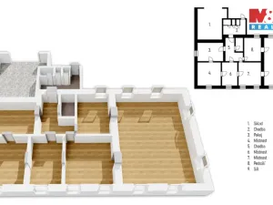 Prodej rodinného domu, Moravany - Turov, 330 m2