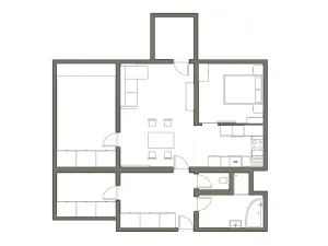 Pronájem bytu 3+kk, Praha - Stodůlky, Petržílkova, 82 m2
