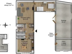 Prodej chalupy, Řemíčov, 92 m2