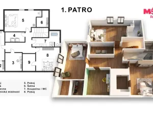 Prodej rodinného domu, Kladno - Švermov, Nad Oleškou, 152 m2