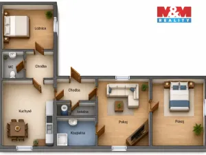 Prodej rodinného domu, Pošná, 85 m2