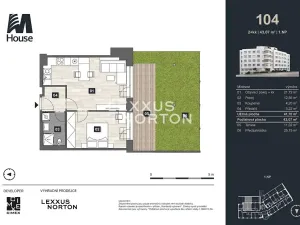 Prodej bytu 2+kk, Praha - Vršovice, Murmanská, 42 m2