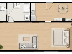 Prodej bytu 1+1, Ústí nad Labem, Moskevská, 34 m2