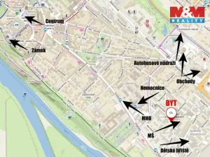 Prodej bytu 2+kk, Mělník, nám. Gen. Swierczewského, 52 m2