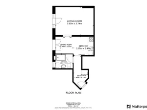 Pronájem bytu 2+kk, Praha - Žižkov, Kubelíkova, 43 m2