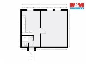 Pronájem bytu 1+1, Trutnov - Poříčí, Voletinská, 48 m2