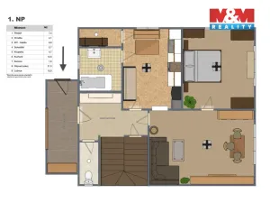 Prodej rodinného domu, Kamýk nad Vltavou, 120 m2