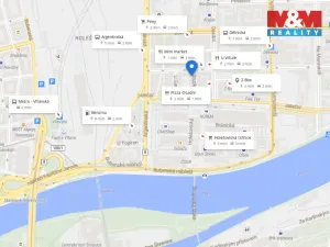 Pronájem bytu 1+kk, Praha - Holešovice, Stupkova, 31 m2
