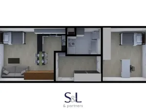 Pronájem bytu 2+kk, Liberec, Olbrachtova, 42 m2