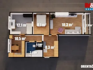 Prodej bytu 3+1, Frýdlant, Fügnerova, 64 m2