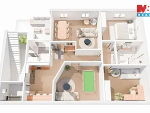 Pronájem bytu 3+kk, Mělník, Kněžny Emmy, 90 m2