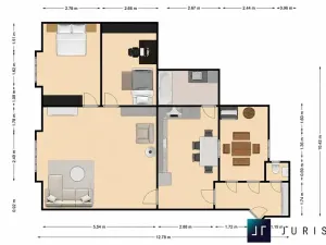 Prodej bytu 2+1, Praha - Holešovice, Veletržní, 87 m2
