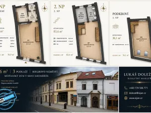 Prodej obchodního prostoru, Kroměříž, Kovářská, 196 m2