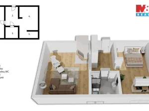 Prodej bytu 2+kk, Uherské Hradiště, Tř. Maršála Malinovského, 53 m2