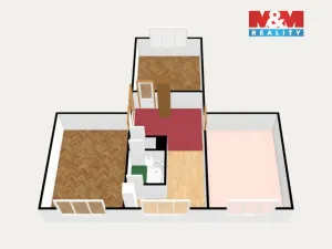 Prodej bytu 3+1, Chodov, Tovární, 65 m2