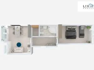 Pronájem bytu 2+kk, Olomouc, Masarykova třída, 55 m2