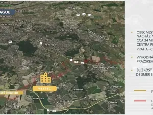 Prodej komerčního pozemku, Vestec, Hodkovická, 1500 m2