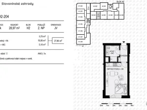 Pronájem bytu 1+kk, Olomouc, Loudova, 28 m2