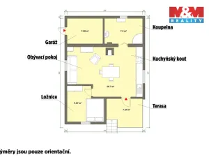Prodej chaty, Hroznětín - Velký Rybník, 58 m2