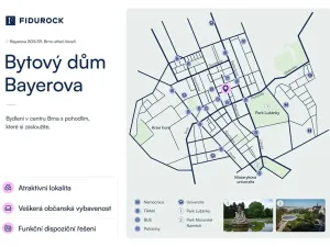 Prodej bytu 3+kk, Brno, Bayerova, 73 m2