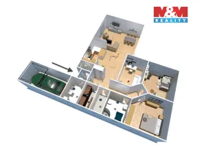 Prodej rodinného domu, Praha - Kunratice, Na jahodách, 130 m2