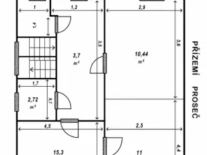 Prodej rodinného domu, Proseč, K Návsi, 96 m2