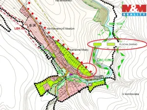 Prodej pole, Žleby - Zehuby, 1040 m2