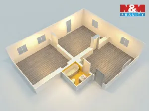 Prodej bytu 3+kk, Libčice nad Vltavou, Letecká, 68 m2