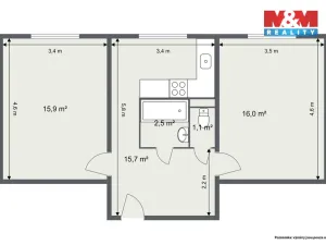 Prodej bytu 2+1, Abertamy, Rooseweltova, 55 m2