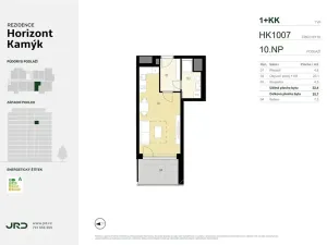 Prodej bytu 1+kk, Praha - Kamýk, Smotlachova, 32 m2