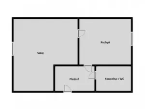 Prodej bytu 1+1, Chomutov, Zahradní, 36 m2