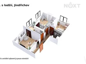 Prodej bytu 3+1, Jindřichov, 69 m2