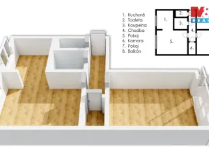 Prodej bytu 2+1, Kolín - Kolín III, Žižkova, 62 m2