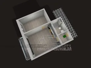 Pronájem bytu 2+kk, České Budějovice, Na Zlaté stoce, 46 m2