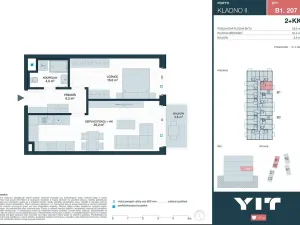 Prodej bytu 2+kk, Kladno, Ke stadionu, 50 m2