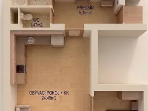 Prodej bytu 2+kk, Bílovice nad Svitavou, Lesní, 42 m2