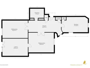 Pronájem bytu 3+1, Plzeň, Hálkova, 132 m2