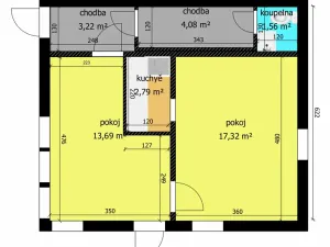 Prodej chaty, Ovčáry, Osada Mlýnek, 40 m2