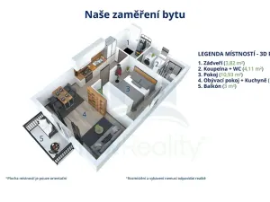 Prodej bytu 2+kk, Polná, Pojmannova, 40 m2