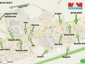Prodej bytu 2+kk, Nehvizdy, Pražská, 60 m2