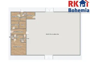 Pronájem skladu, Český Brod, Klučovská, 400 m2