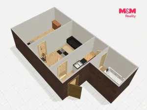 Prodej bytu 2+1, Havlíčkův Brod, Šubrtova, 48 m2