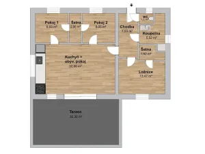 Prodej rodinného domu, Nová Paka, 81 m2