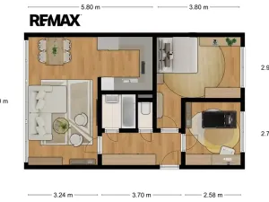 Prodej bytu 3+kk, Kladno, Francouzská, 55 m2